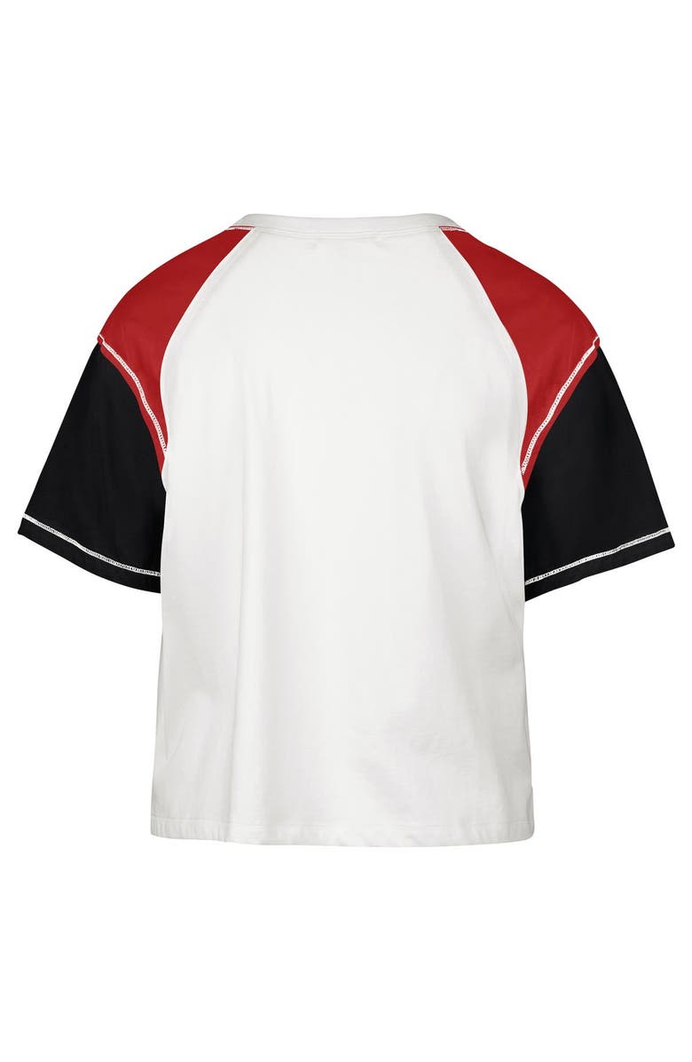 '47 Women's '47 Cream Chicago Bulls Premier Raglan Cropped T-Shirt, Alternate, color, Cream