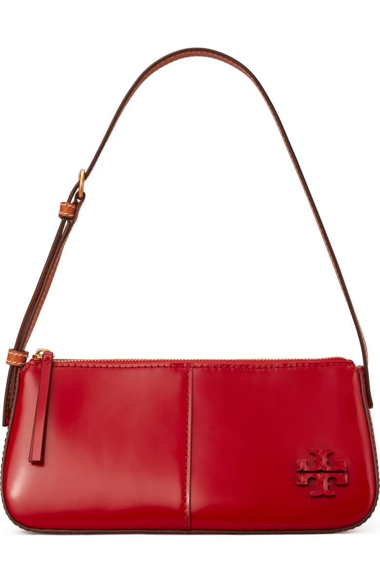 Tory Burch McGraw Spazzolato Wedge Shoulder Bag, Main, color,