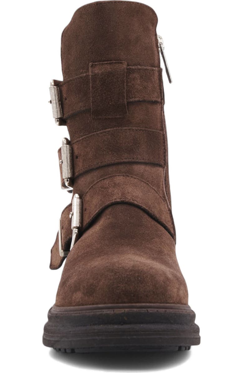 Aquatalia Follina Weatherproof Bootie, Alternate, color, Taupe Suede