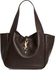 Saint Laurent Le 5 À 7 Bea Leather Tote