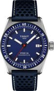 Tissot PR516 Powermatic 80 Automatic Leather Strap Watch, 38mm