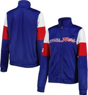 G-III 4HER BY CARL BANKS Women's G-III 4Her by Carl Banks Royal Philadelphia 76ers Change Up Full-Zip Track Jacket