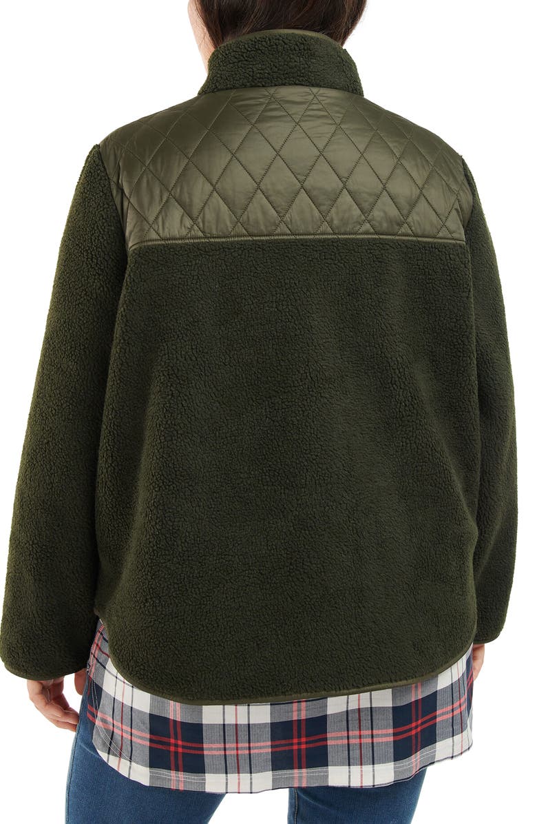 Barbour Aspena High Pile Fleece Jacket, Alternate, color,