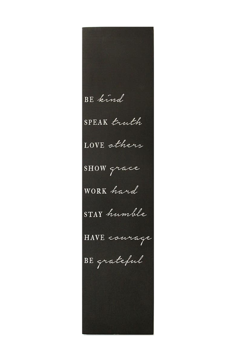 STRATTON HOME DECOR Be Kind Oversized Wall Art, Main, color, 