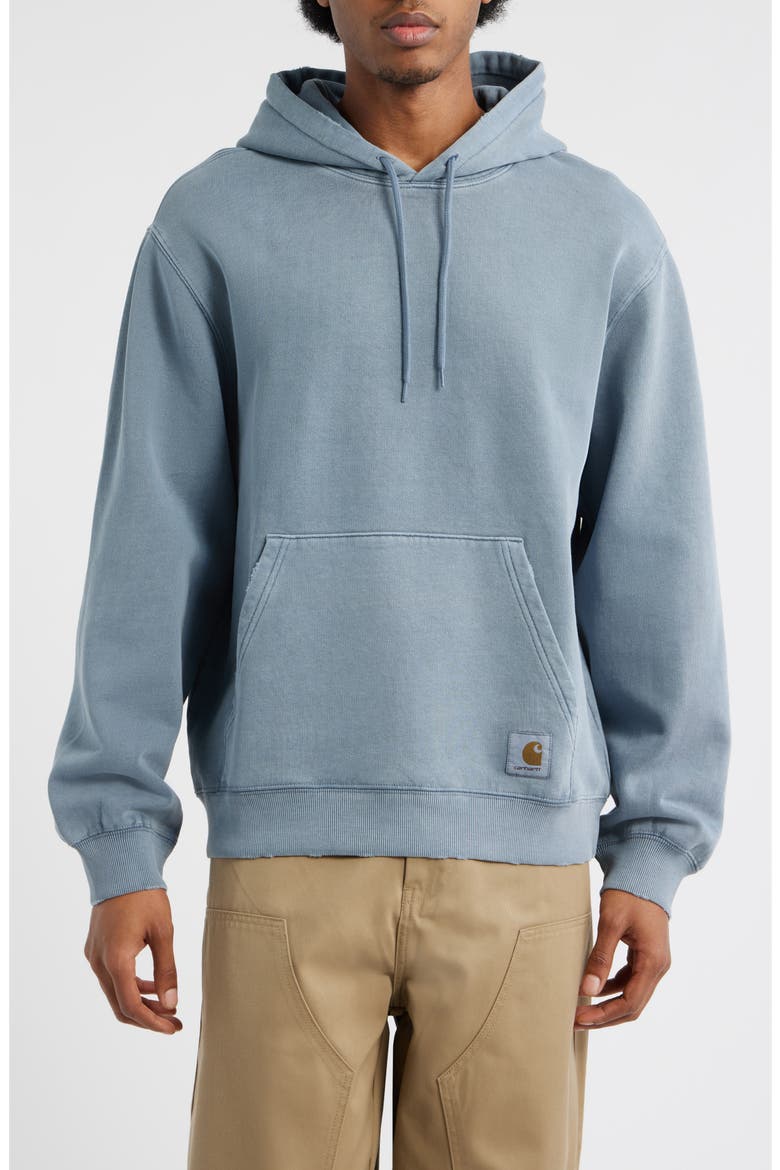 Torion Cotton Hoodie, Main, color, OFFICE BLUE (GRIND WASH)