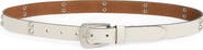 AllSaints Hexagon Studded Leather Belt