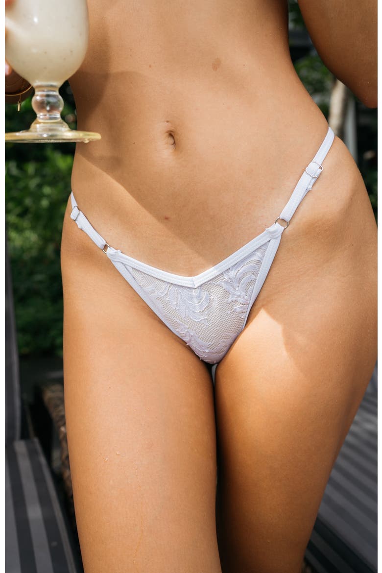 Lana Bikini Bottom, Alternate, color, White