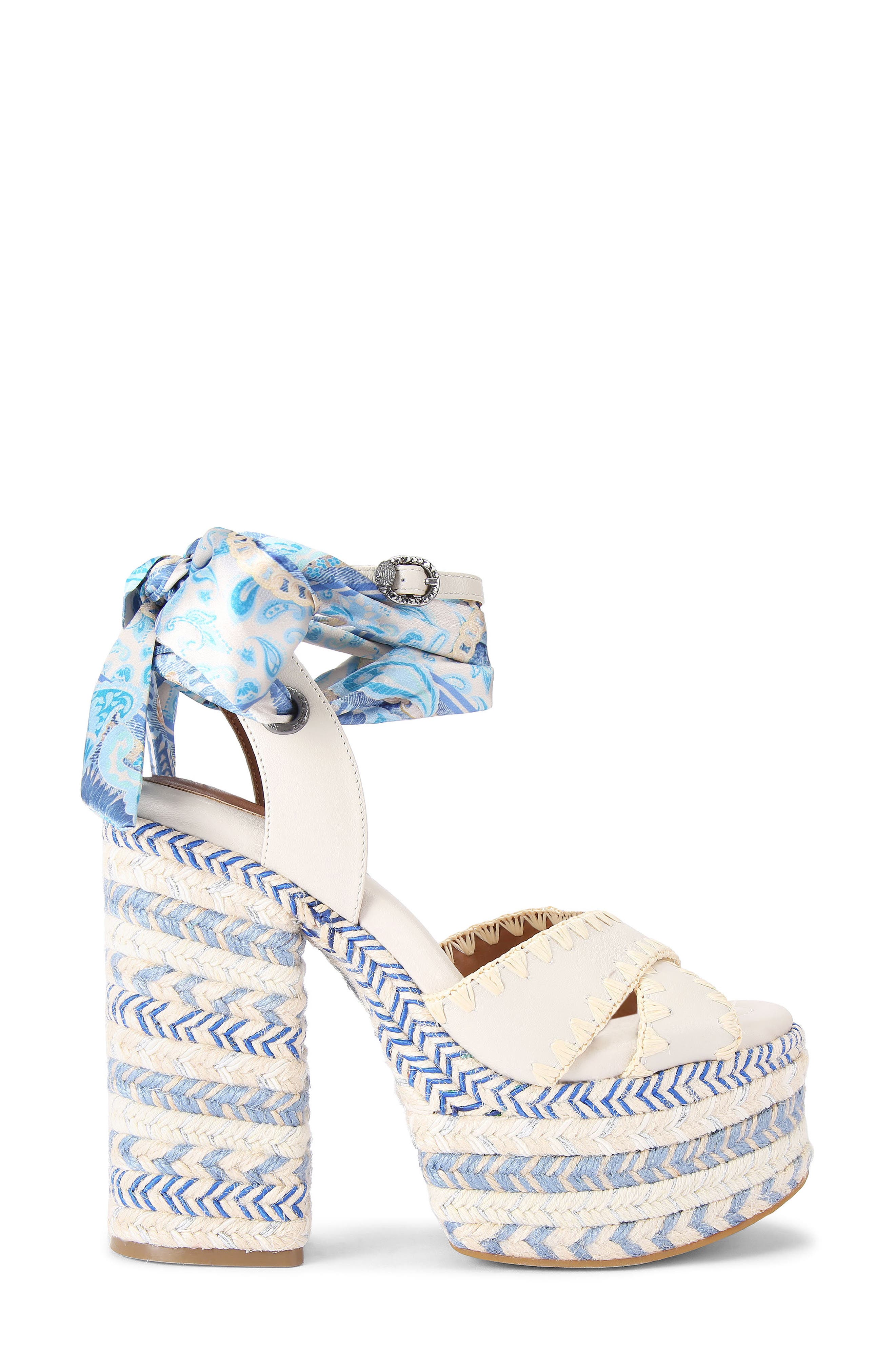 Kurt Geiger London Chelsea Scarf Platform Sandal, Main, color, 