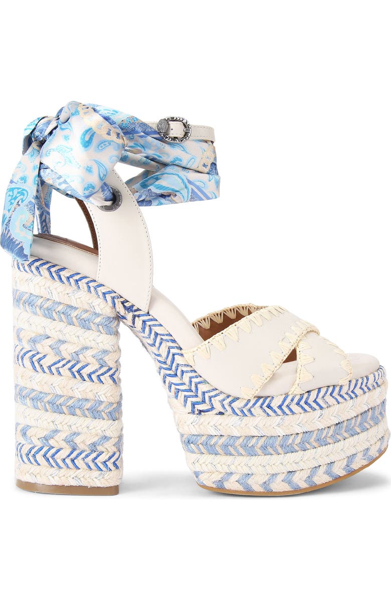Kurt Geiger London Chelsea Scarf Platform Sandal, Main, color,