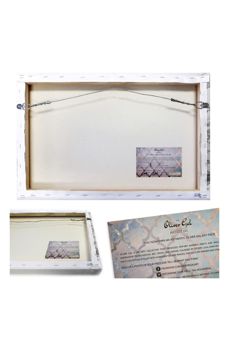 Oliver Gal Champagne Flower Canvas Wall Art, Alternate, color, 