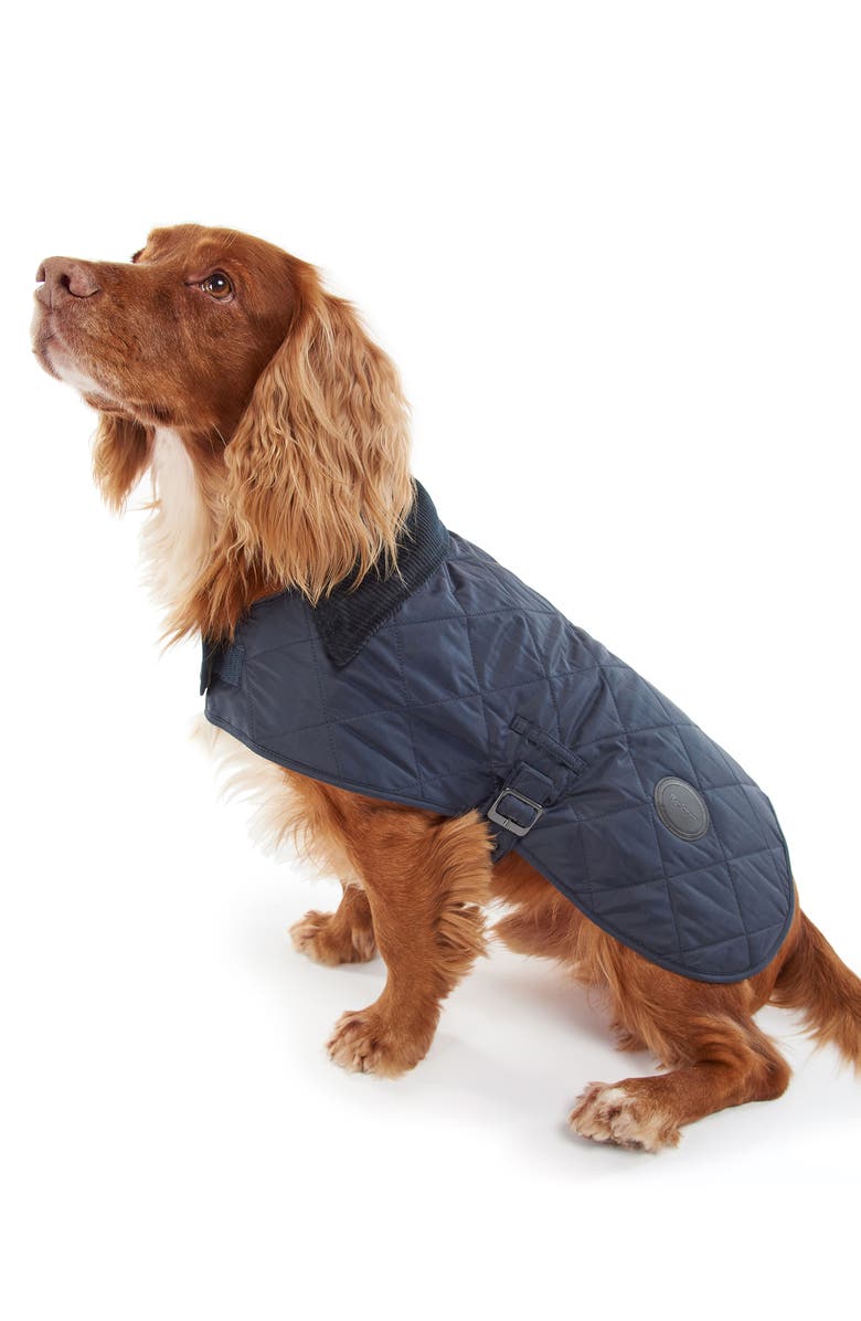 Barbour Quilted Dog Coat, Main, color, Navy