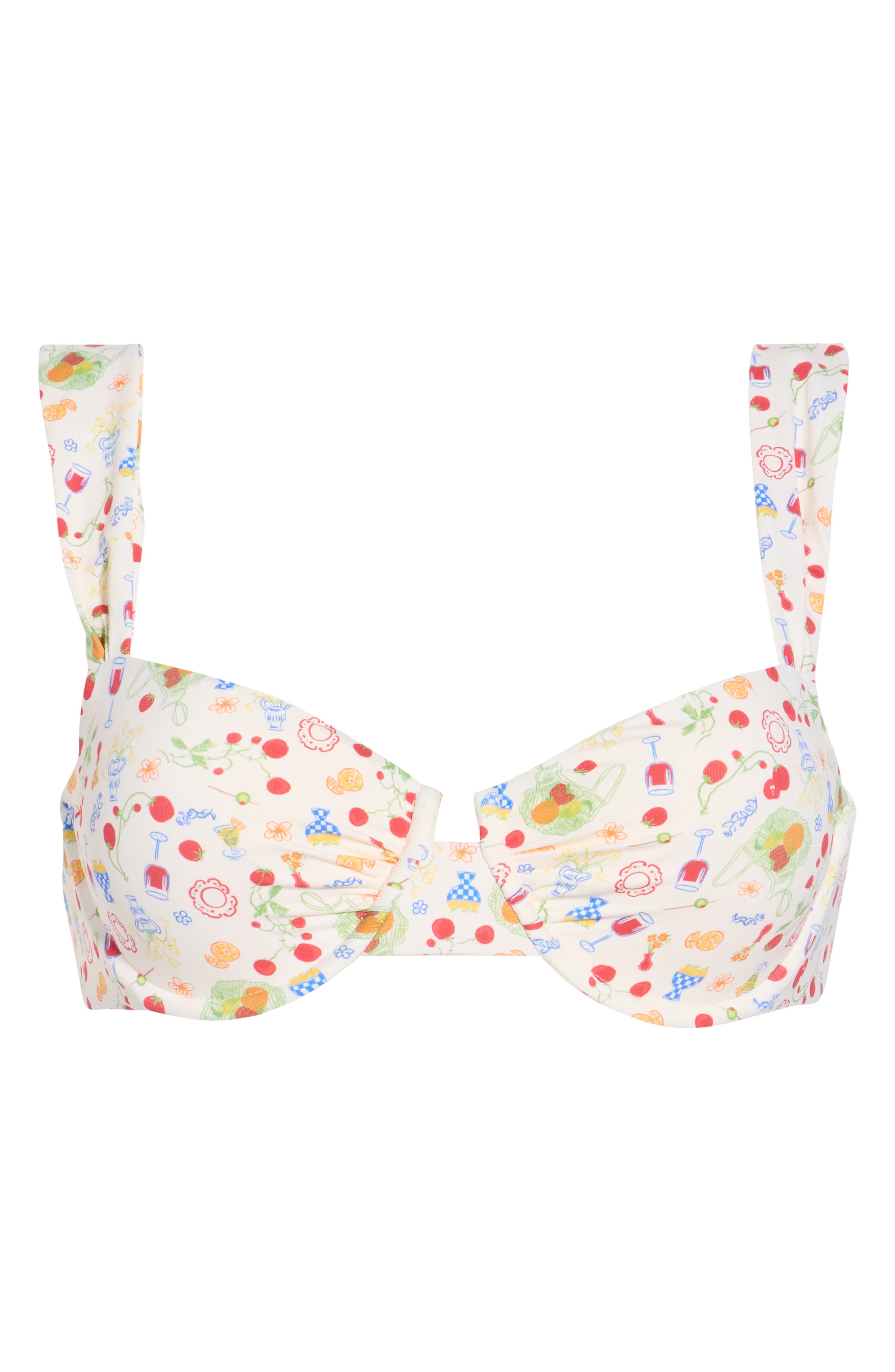 Verona Underwire Sweetheart Neck Swim Top