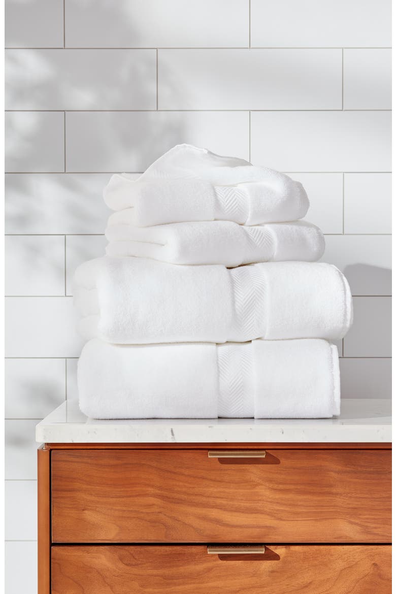 Organic Hydrocotton Bath Towel, Alternate, color, WHITE