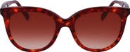 Longchamp 54mm Gradient Tea Cup Sunglasses