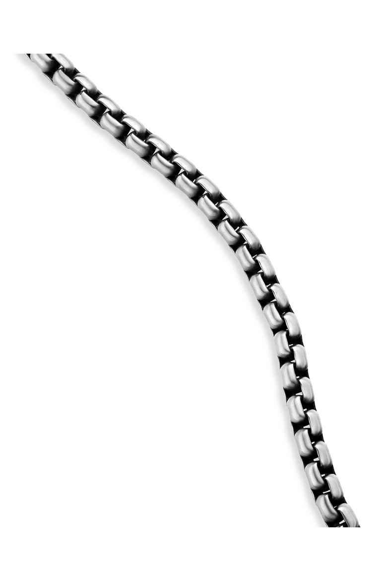 Box Chain Necklace in Sterling Silver with 14K Yellow Gold Accent, 3.6mm, Alternate, color, TWO TONE