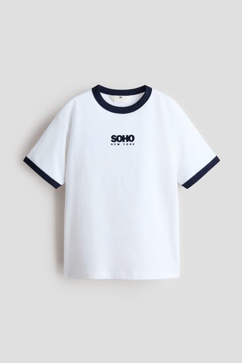 Motif-detail T-shirt