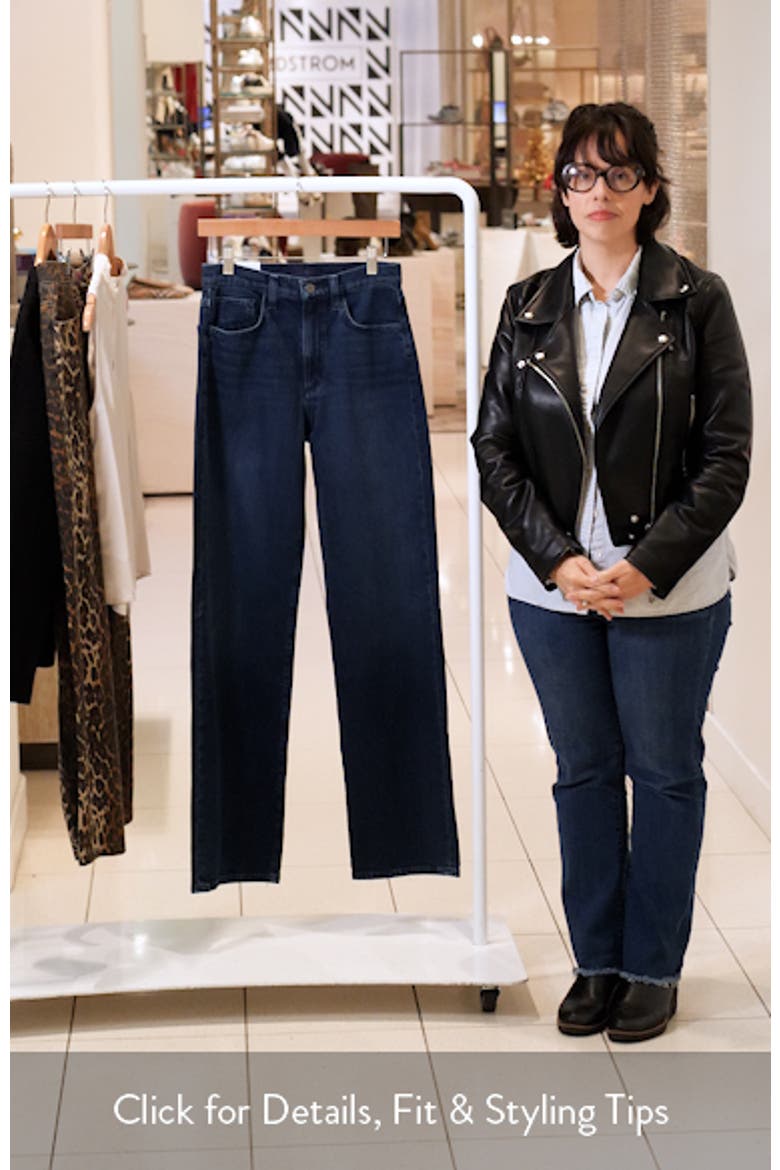 The Margot High Waist Straight Leg Jeans video