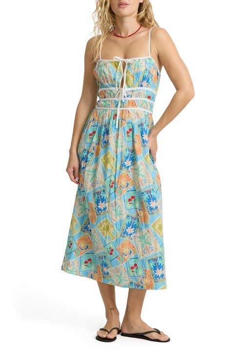 Palm Grove Midi Dress