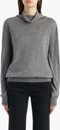Khaite Annette Merino Wool Blend Funnel Neck Sweater