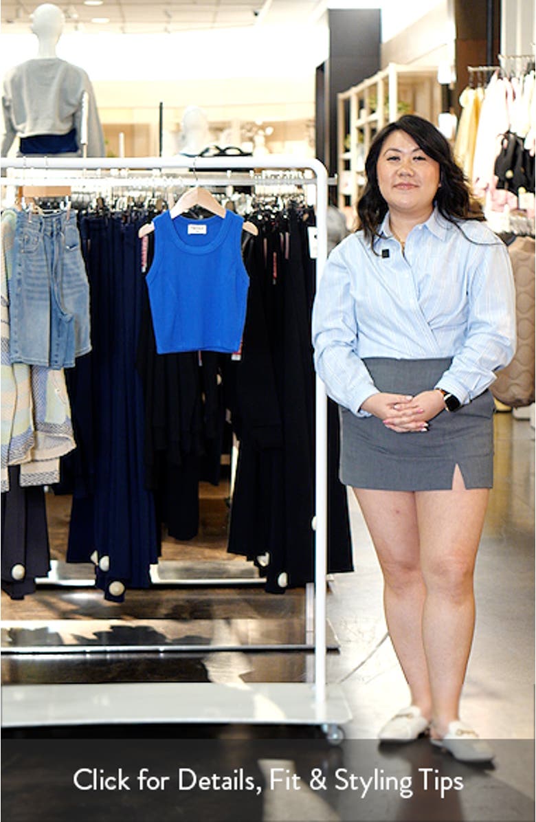 Kids' Raw Edge Rib Racerback Tank, sales video thumbnail