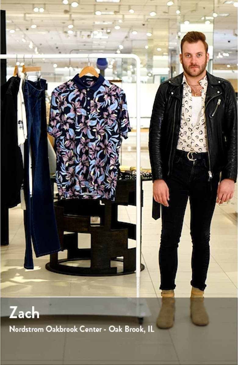 Core Floral Performance Golf Polo, sales video thumbnail