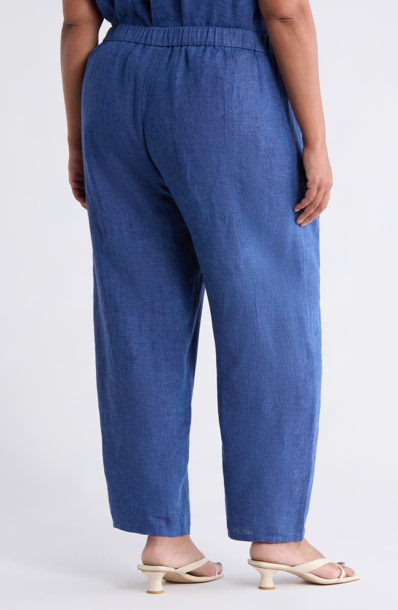 Eileen Fisher Pleated Organic Linen Lantern Pants, Alternate, color, Deep Dive
