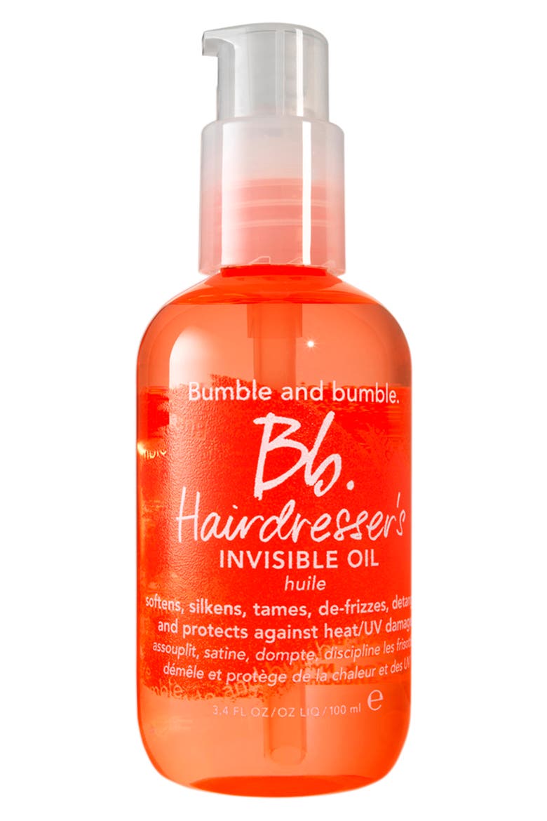 Hairdresser's Invisible Oil Anti-Frizz Reducing Hair Oil, Main, color, NO COLOR