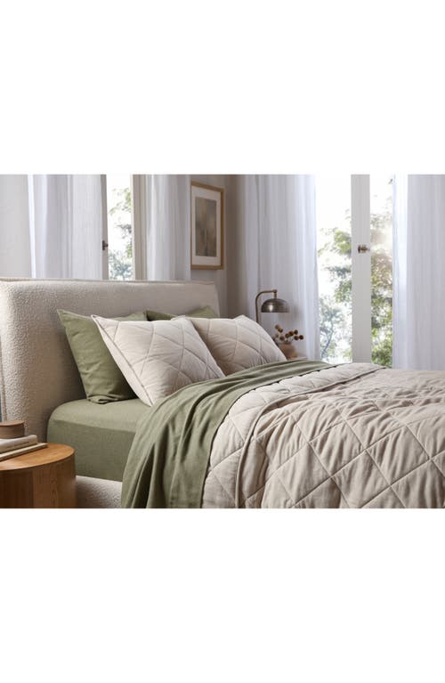 Parachute Cotton Flannel Fitted Sheet In Thyme