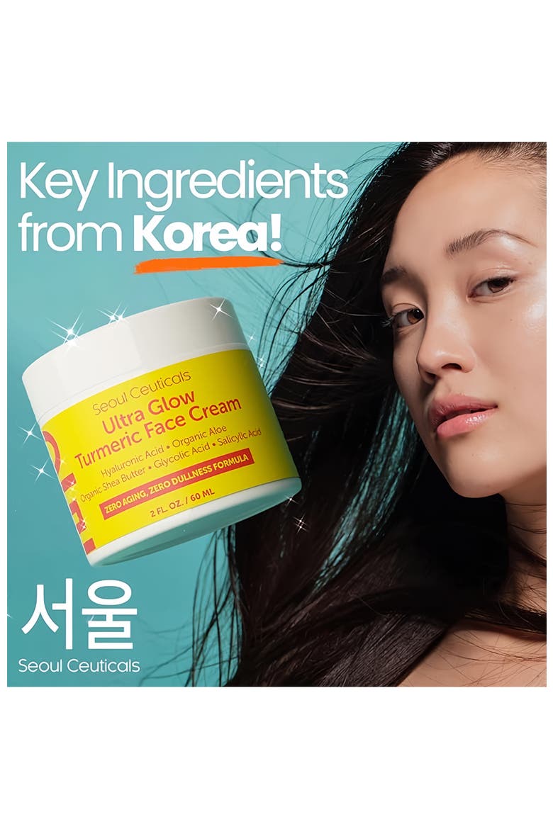 Ultra Glow Korean Turmeric Face Cream, Alternate, color, Clear
