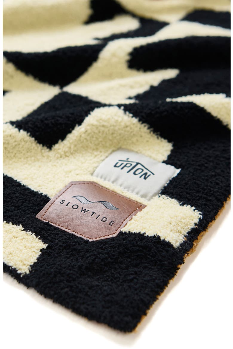 Upton Cozy Knit Throw Blanket, Alternate, color, BLACK