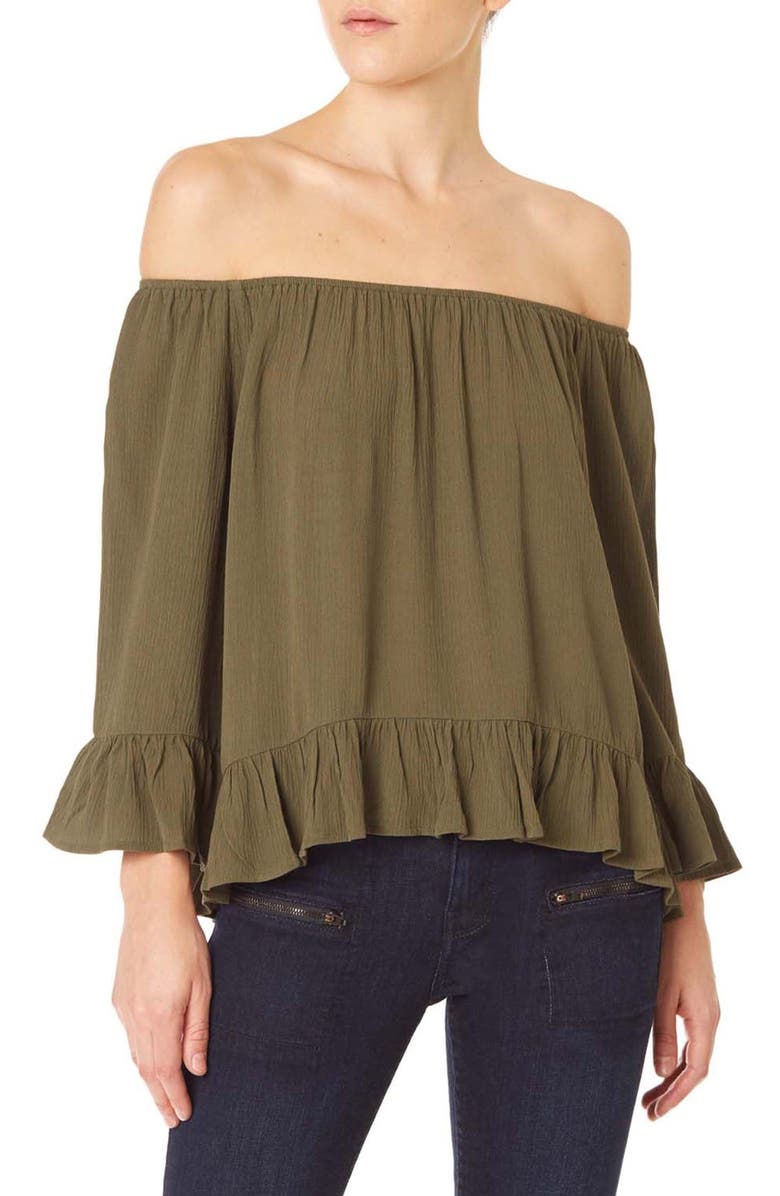 Sanctuary 'Julia' Ruffled Peasant Top, Main, color,