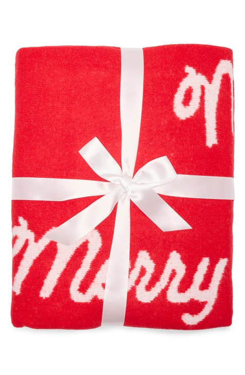 Merry Holiday Throw Blanket