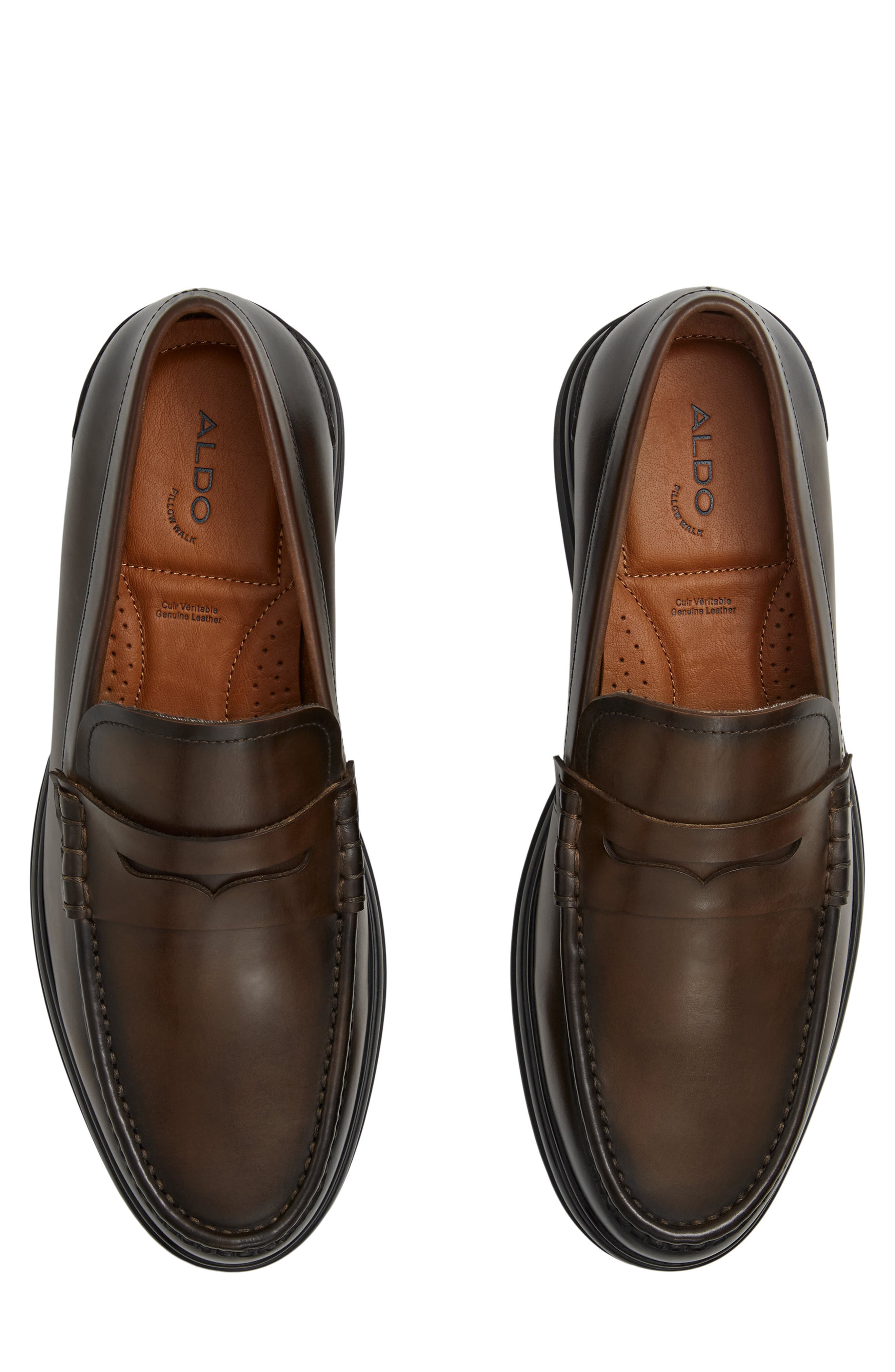 ALDO Tucker Penny Loafer, Alternate, color, Other Brown