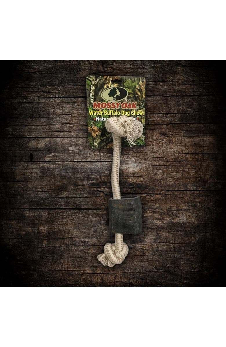 MOSSY OAK Water Buffalo Horn and 12 Inch Tug Dog Chew, Alternate, color, Beige