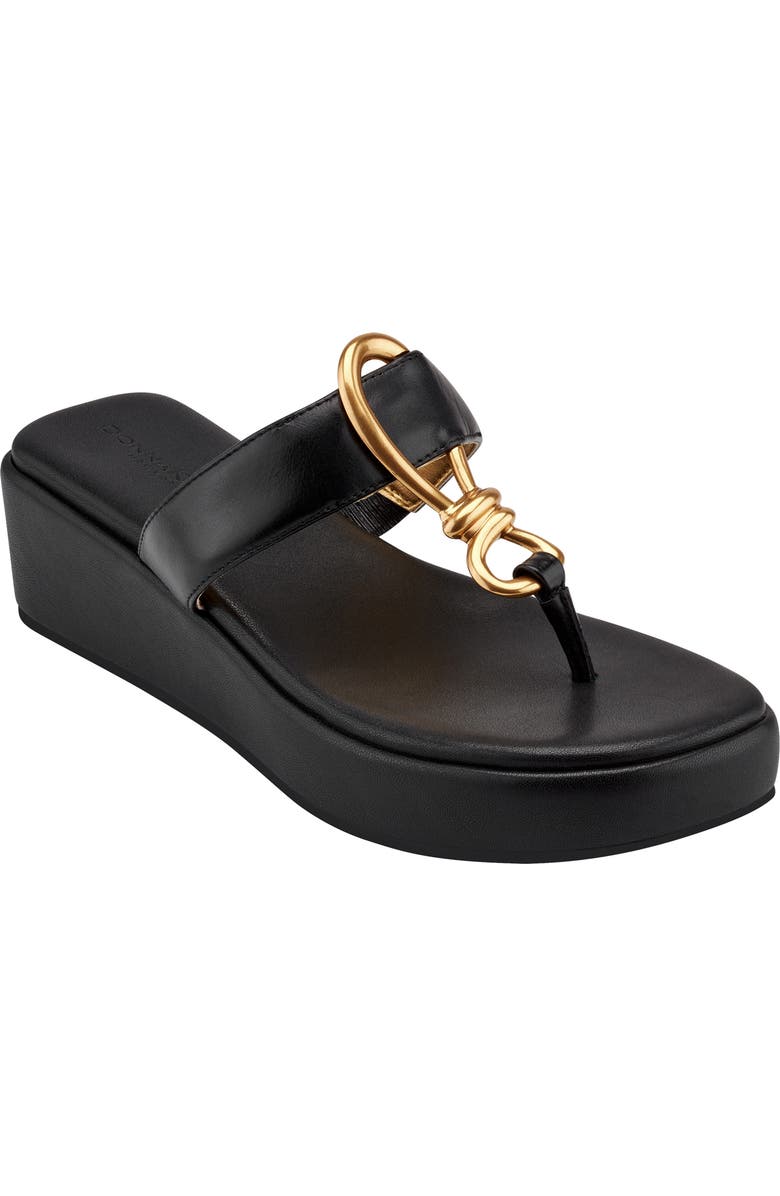 Donna Karan New York Harlyn Platform Wedge Sandal, Main, color,