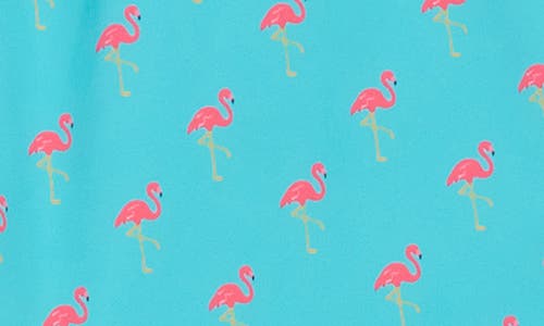 Public Art Flamingo Party Patterned Board Shorts