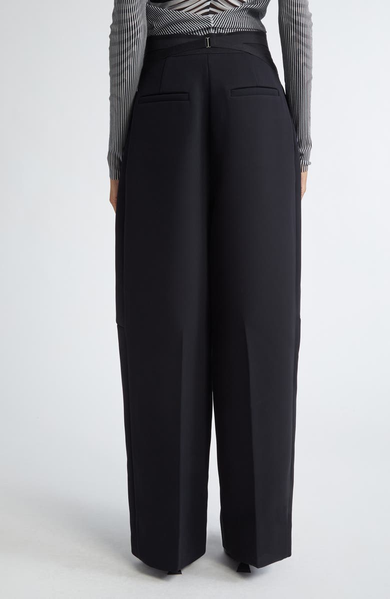 Jean Paul Gaultier Heavy Bonded Crepe Pants, Alternate, color, 