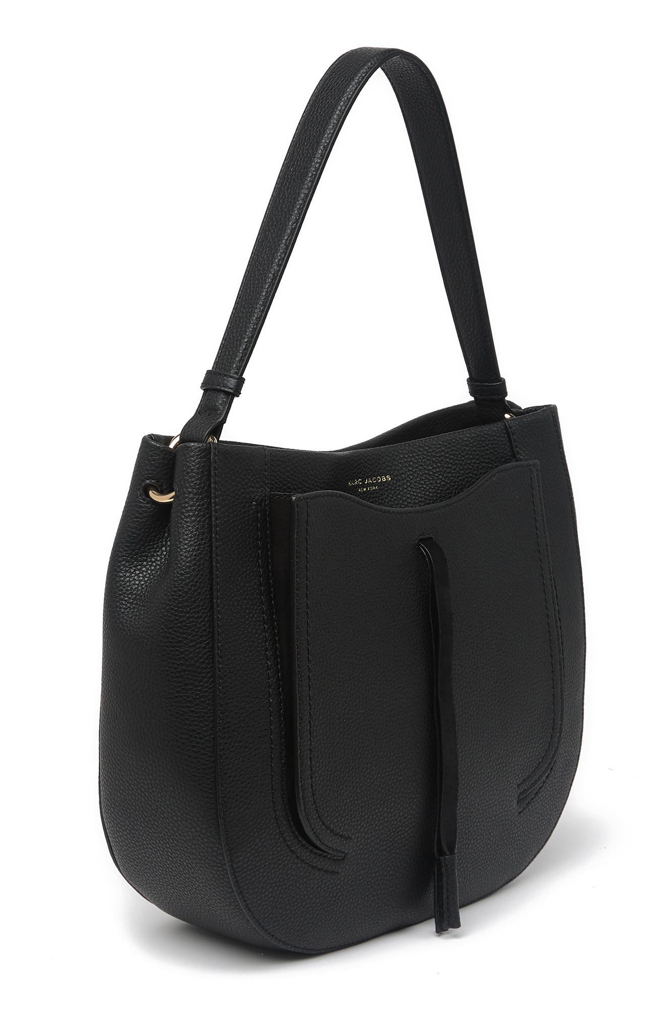 Marc Jacobs Leather Hobo Bag, Alternate, color, 