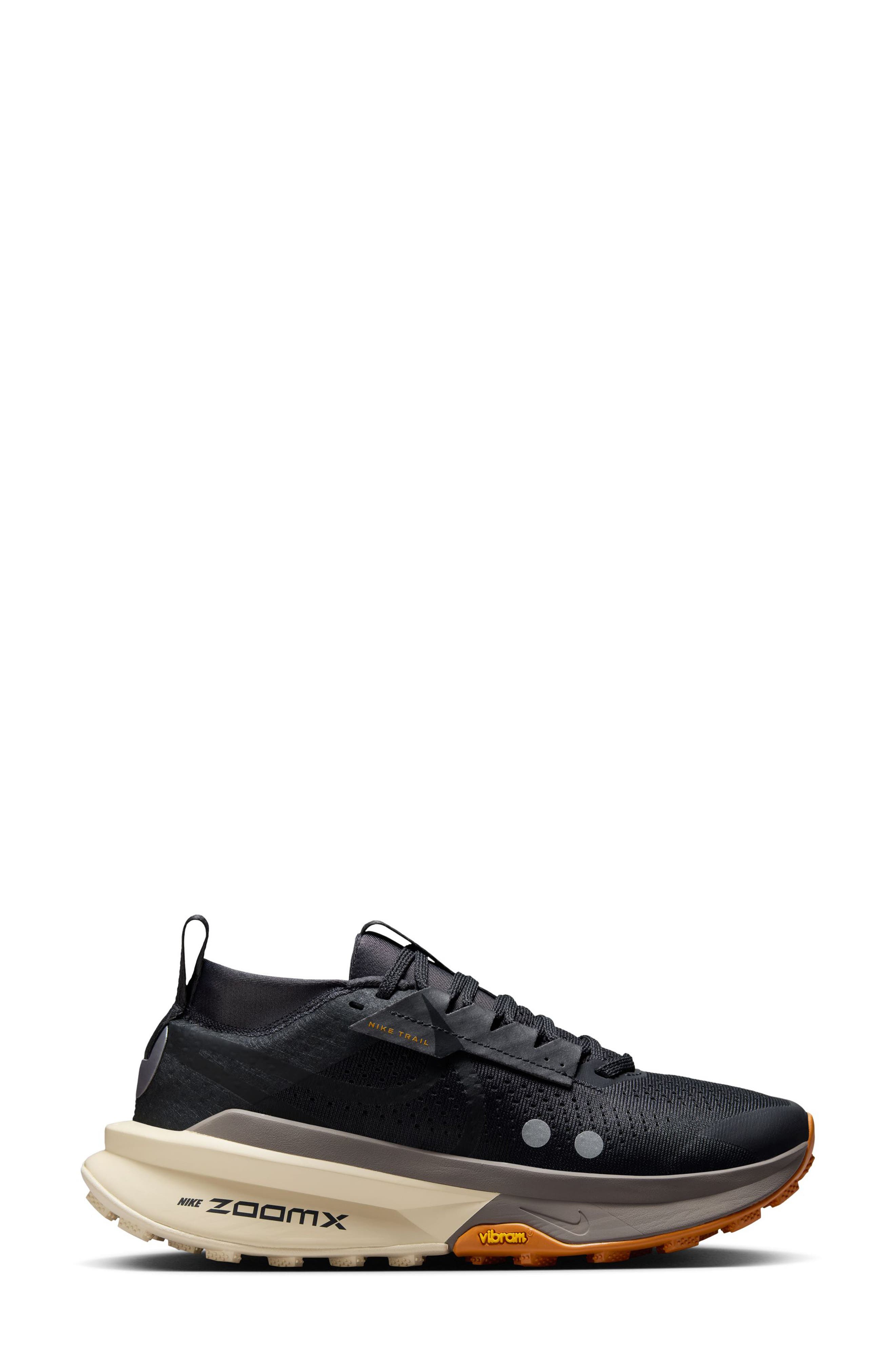 Zegama 2 Trail Running Shoe, Alternate, color, NOIR/ BLACK/ MONARCH/ IVORY