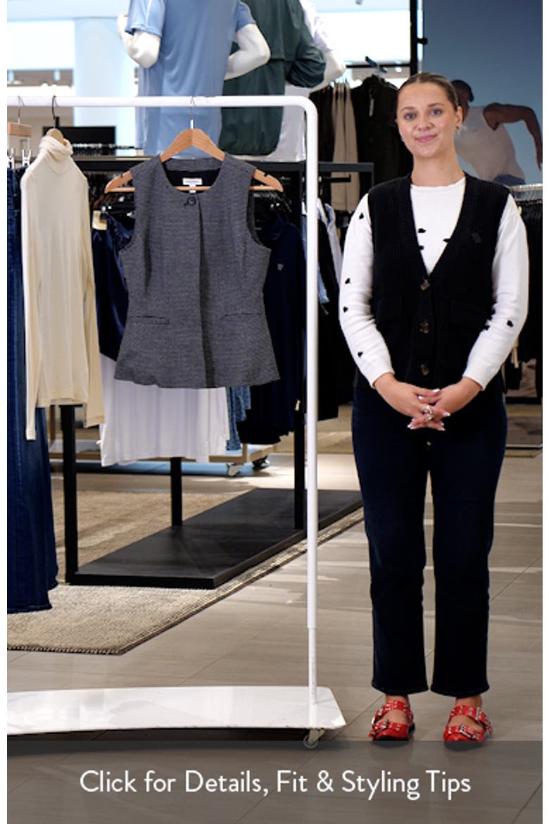 Patterned Peplum Vest video