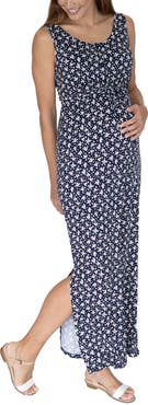 Angel Maternity Floral Maternity/Nursing Dress