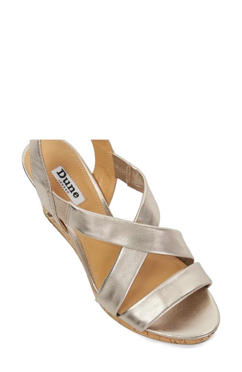 Dune London Kamies Slingback Platform Wedge Sandal