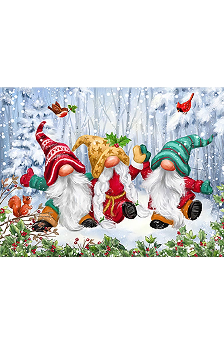 Sunsout Three Winter Gnomes 300 piece Jigsaw Puzzle for Adults, Alternate, color, Multicolor