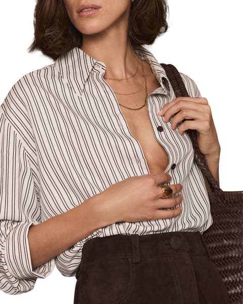 Collared Poplin Button Down Shirt