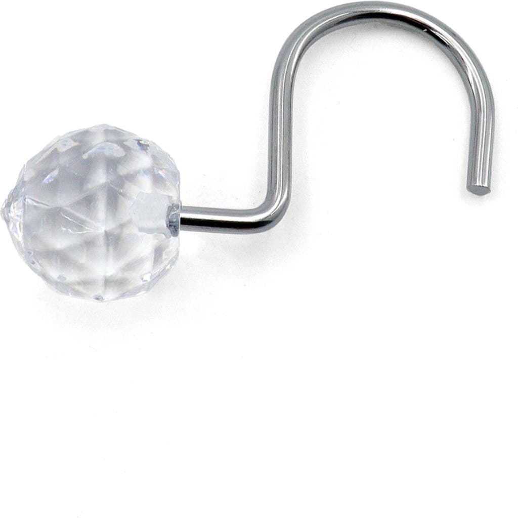 J&v Textiles J And V Textiles 12-piece Decorative Shower Curtain Rings Set