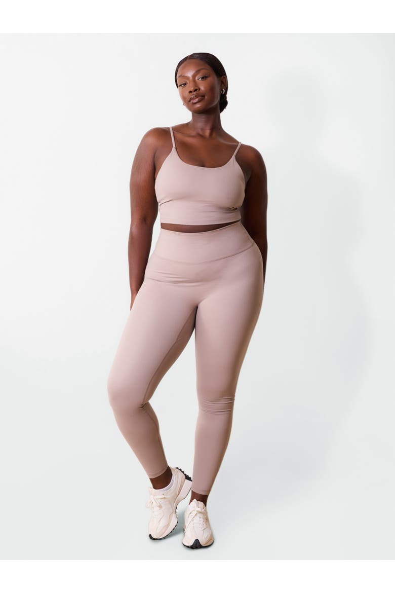 24/7 High Waisted Petite Leggings, Alternate, color, Clay