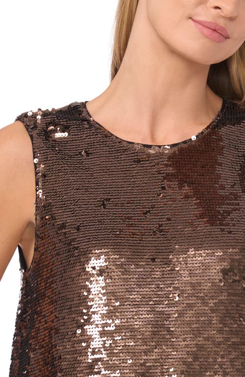 Halogenr Halogen(r) Sequin Shell Top In Brown