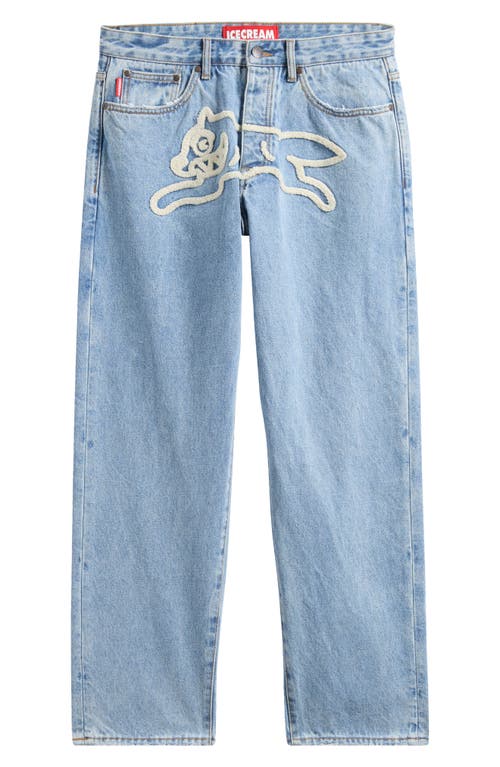 Icecream Check Lined Denim Jeans