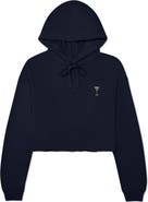 Dalix Martini Cropped Hoodie