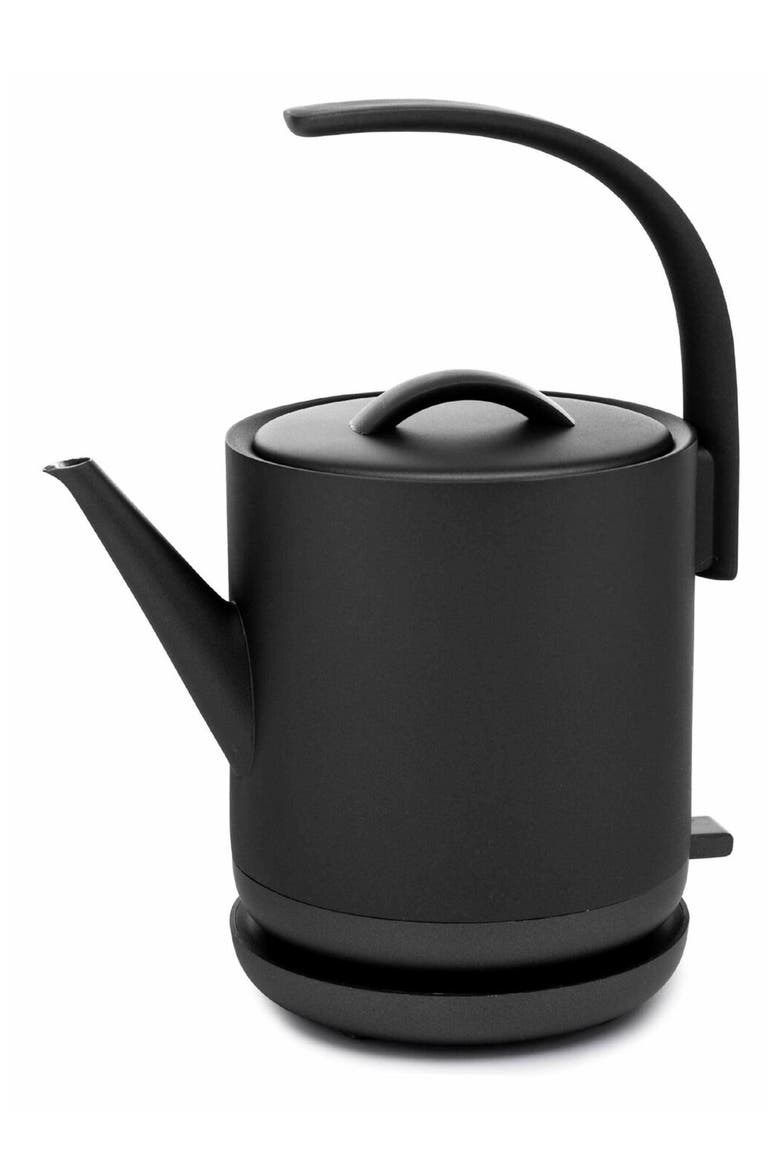 Electric Lightweight Kettle, Main, color, BLACK